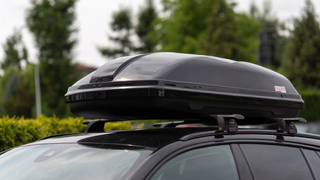 Box dachowy Fabbri Car BOX 430 czarny połysk błyszczący bagażnik kufer