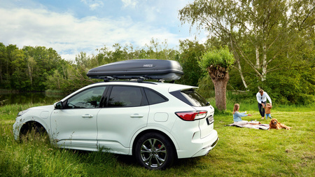 Kufer Hapro Traxer 6.6 Box dachowy czarny matowy