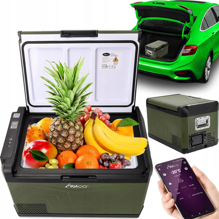 Przenośna lodówka kompresorowa Yolco GCX37 Green