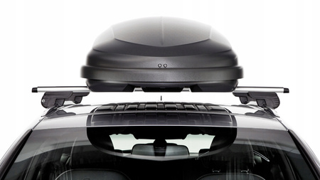 Kufer Hapro Traxer 6.6 Box dachowy czarny matowy