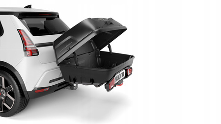 Box dachowy Hapro Boxer M 340 l czarny jednostronny