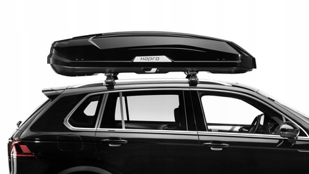 Hapro Trivor 560 Box dachowy czarny połysk