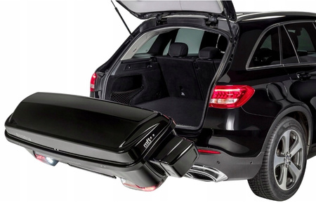 Kufer na hak + baza + przedłużki do nart MFT BackBox BLACK