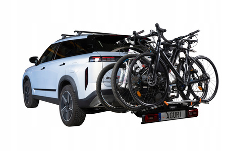 Bagażnik rowerowy na hak Aguri ACTIVE BIKE PRO 3 13-PIN Uchylany Zamykany