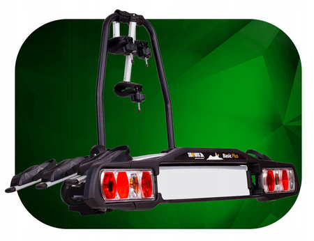 Bagażnik rowerowy Taurus Basic Plus 3 srebrny