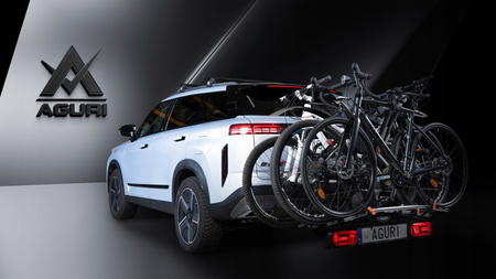 Bagażnik rowerowy na hak Aguri ACTIVE BIKE PRO 2 ROWERY BLACK 53001