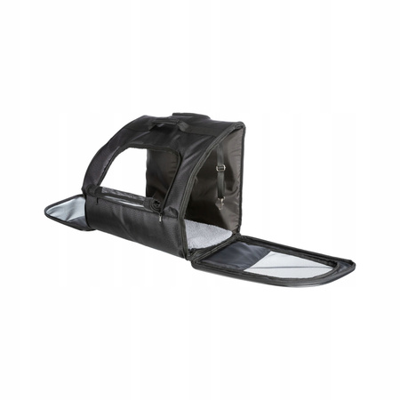 Torba transportowa tkanina Trixie czarny S 44 cm x 40 cm x 33 cm