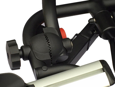 BAGAŻNIK ROWEROWY NA 2 ROWERY AGURI ACTIVE BIKE 2 SREBRNY