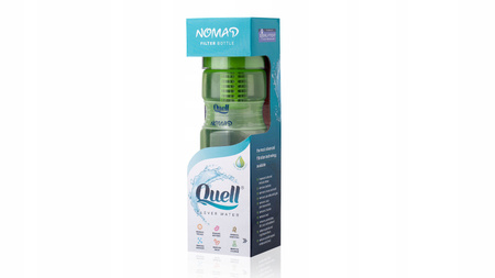 Butelka filtrująca Quell Nomad 0,7 l zielona