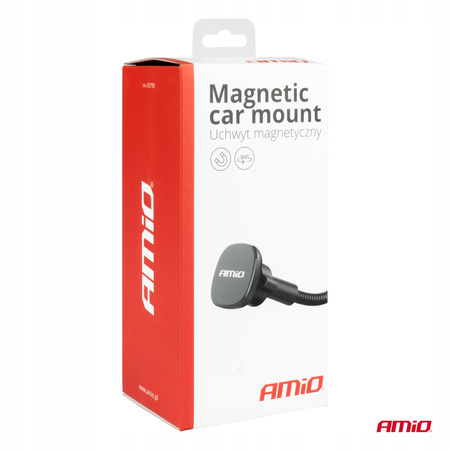  Uchwyt do samochodu na telefon szybę kokpit deskę magnetyczny AMIO-03790