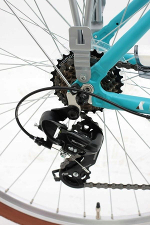 Rower miejski MAXIM MC 1.4.21 Turkus rama 18 cali koło 28 " zielony