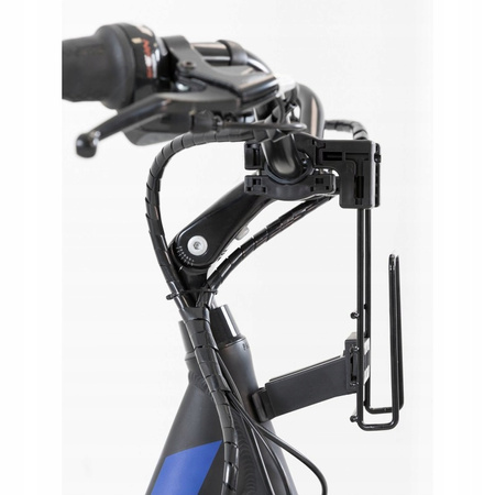 Transporter rowerowy przedni czarny/szary 41×26×26