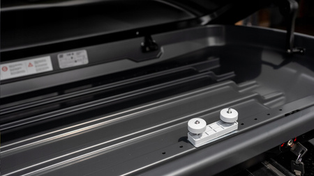 Box dachowy Fabbri Car BOX 340 czarny 340 l jednostronne otwieranie