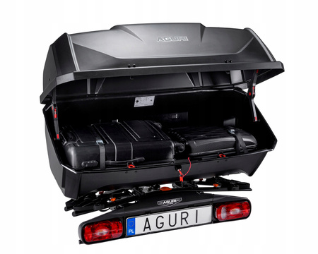 Bagażnik BOX na platformę rowerową Aguri Active Bike 2/3 380L 138x66x58