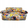 Sofa dmuchana Yolco z oparciem wielokolorowa 171x68 cm 400 kg