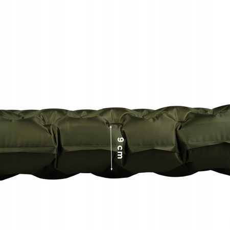 Materac Alpinus Aarhus zielony 188×66cm R-Value:4.7, lekki, 4 sezony, TPU