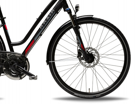 Rower trekkingowy Maxim MT 2.5 rama 17 cali koło 28 " czarny