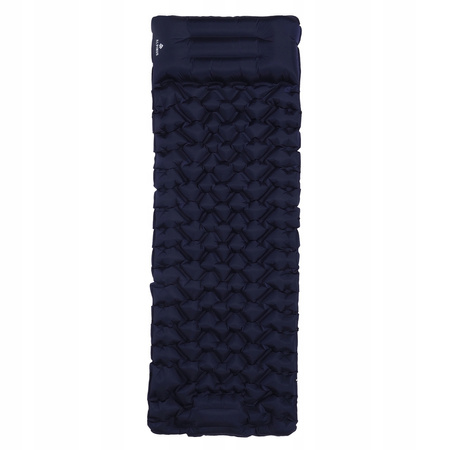 Materac jednoosobowy Alpinus 198 x 68 x 6 cm niebieski