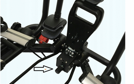 BAGAŻNIK ROWEROWY NA 2 ROWERY AGURI ACTIVE BIKE 2 SREBRNY