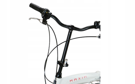 Rower Składak Maxim MC 1.0 Koła 20 Rama 13 Aluminiowy 6 - Biegowy Biały