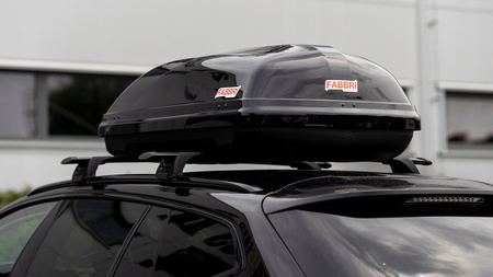 Box dachowy Fabbri Car BOX 340 czarny 340 l jednostronne otwieranie