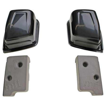 Kufer na hak + baza + przedłużki do nart MFT BackBox BLACK