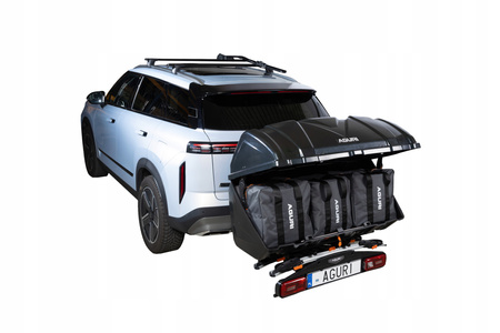 Bagażnik BOX na platformę rowerową Aguri Active Bike 2/3 380L 138x66x58