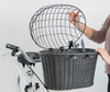 Kosz na rower dla psa, kota Trixie odcienie szarości rozm. XXS/XS do 5kg