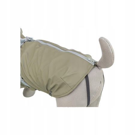 Pontis, płaszczyk z szelkami, dla psa, zielony, XS: 30 cm