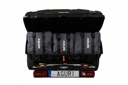 Bagażnik BOX na platformę rowerową Aguri Active Bike 2/3 380L 138x66x58