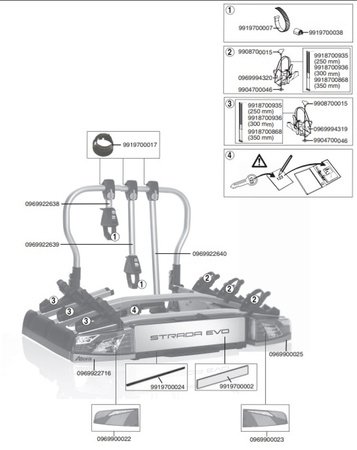 Atera Strada EVO 2 - bagażnik rowerowy na hak na 2 rowery
