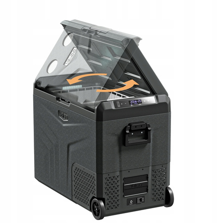 Przenośna lodówka kompresorowa Yolco TCX60 Carbon DualZone