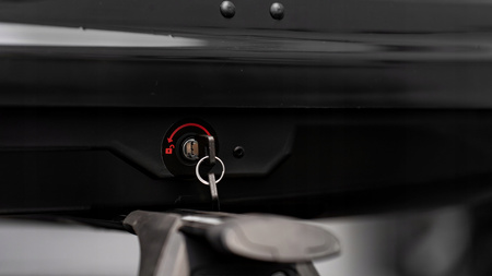 Box dachowy Fabbri Car BOX 340 czarny 340 l jednostronne otwieranie