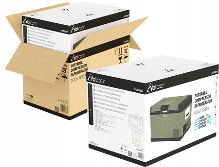 Przenośna lodówka kompresorowa Yolco GCX37 Green