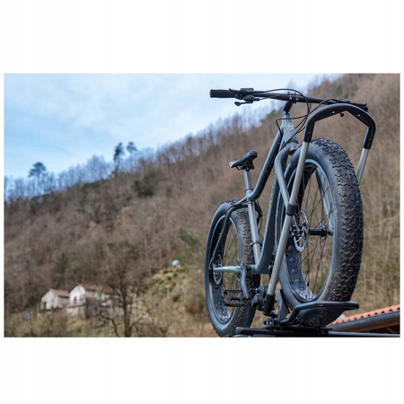 Menabo Chrono DX aluminiowy uchwyt rowerowy na dach do e-bike (prawostronny)