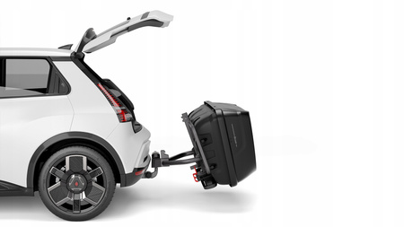 Box dachowy Hapro Boxer M 340 l czarny jednostronny