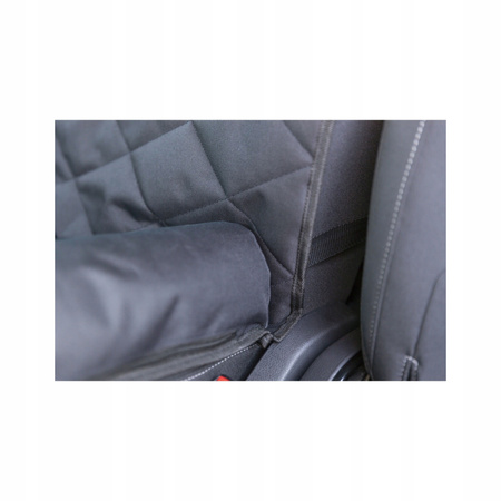 TRIXIE Siedzisko samochodowe podwójne, dla psa/kota, czarne, 91 × 10×50cm