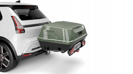 Hapro Boxer M 340 Sage Green - Box z platformą na hak oliwkowa zieleń