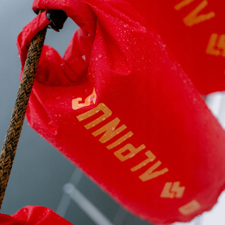 Worek wodoodporny Alpinus Tutunendo 10 litrów lekki, czerwony, rolowany