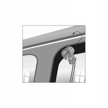 TRIXIE Kratka Do Samochodu Czarna 30x110 TX-13102