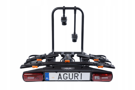 Bagażnik rowerowy na hak Aguri ACTIVE BIKE PRO 2 ROWERY BLACK 53001