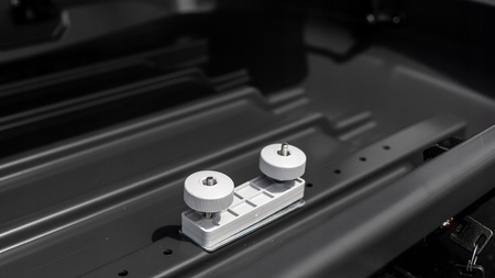 Box dachowy Fabbri Car BOX 340 czarny 340 l jednostronne otwieranie