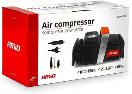 Kompresor samochodowy Amio 01134