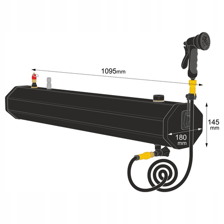 Prysznic turystyczny Yolco WT18 20 l