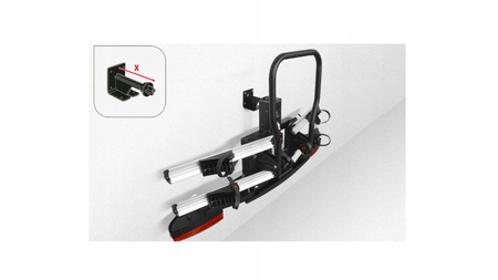 Wieszak ścienny na bagażniki na hak