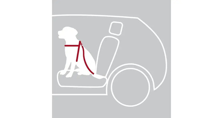 TRIXIE Szelki samochodowe dla psa + Smycz XS 1288