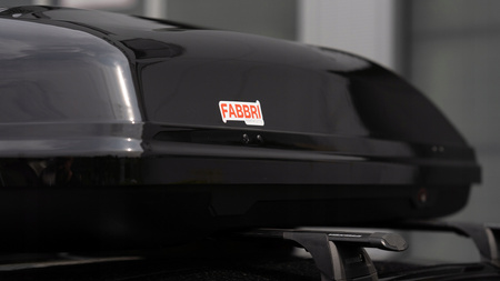 Box dachowy Fabbri Car BOX 430 czarny połysk błyszczący bagażnik kufer