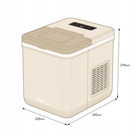 Kostkarka do lodu Yolco ICM1 Cream