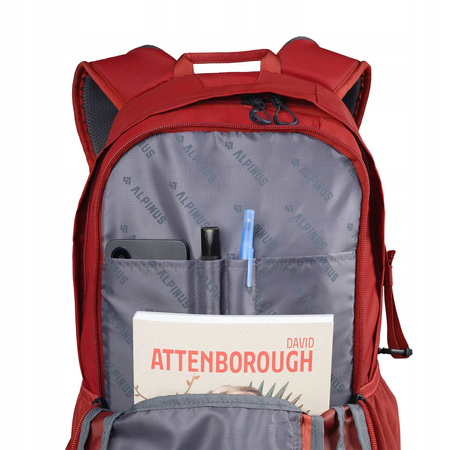 Plecak turystyczny Alpinus Teide 24 20-40 l czerwony