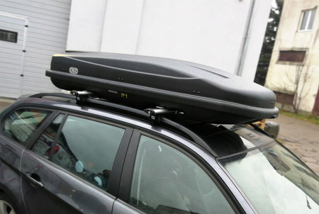 Box dachowy Xtreme 450 Czarny Carbon Dwustronnie otwierany CRUZ